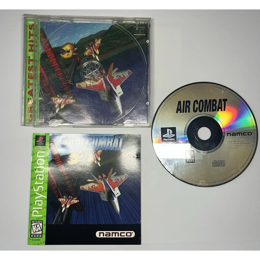 Air Combat (Sony PlayStation 1, 1995) Complete Tested PS1 Jet War Pre-Loved‎